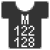 Größe: M kids (=Gr. 122/128)