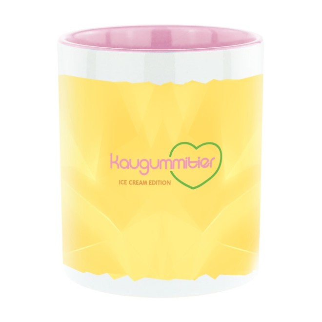 Kaugummitier Ice Cream Edition Bi-Color Tasse pink