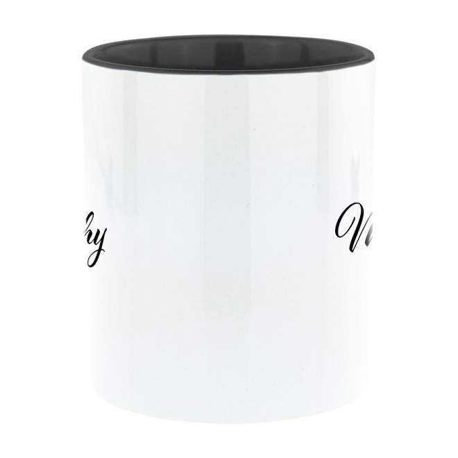 Moochi Peachy Bi-Color Tasse schwarz