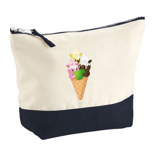 Kaugummitier Ice Cream Edition Kosmetik-Tasche / Kulturbeutel