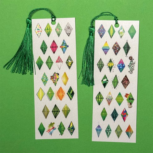 Community-Kristalle Lesezeichen (2er-Pack)