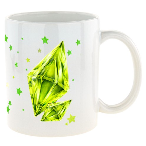 Grüner Kristall Tasse