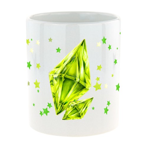 Grüner Kristall Tasse