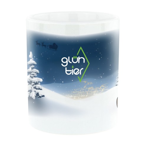 Glühtier Tasse WEISS