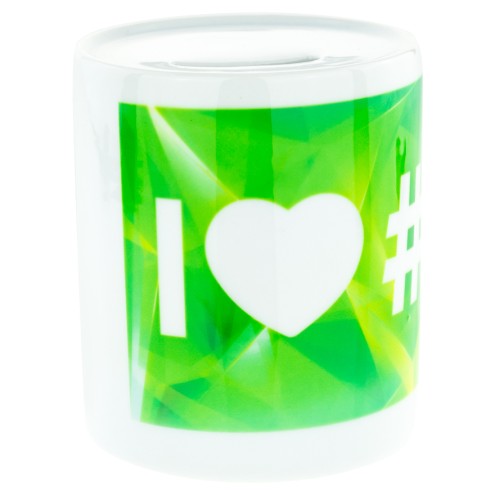 I love #GRÜN Spardose