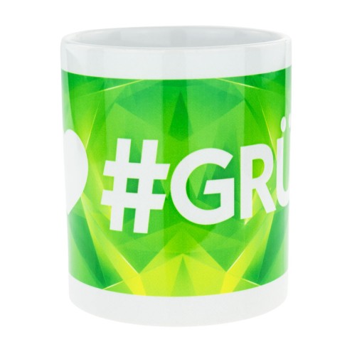 I love #GRÜN Tasse