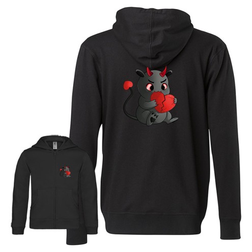 Kaugummitier DEVIL Edition GIRLIE Hoodie-Jacke