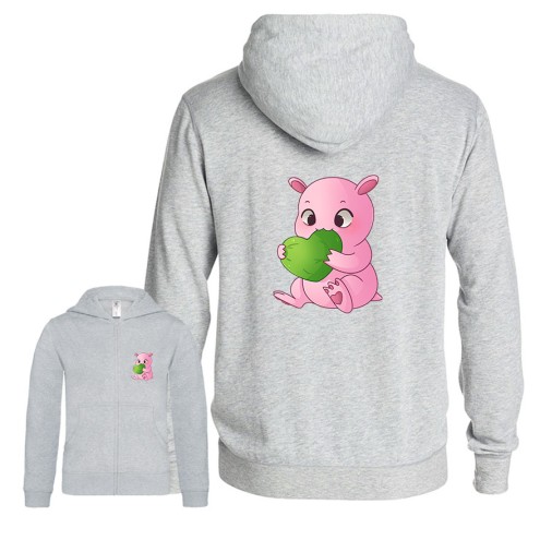 Knabberndes KAUGUMMITIER Hoodie-Jacke