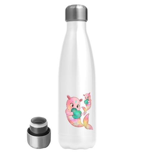 Kaugummitier MERMAID Edelstahl Trinkflasche 500ml