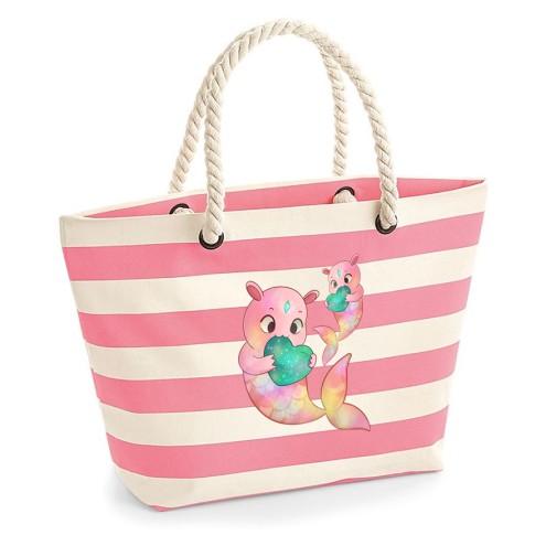 Kaugummitier MERMAID Shopping Bag/Strandtasche