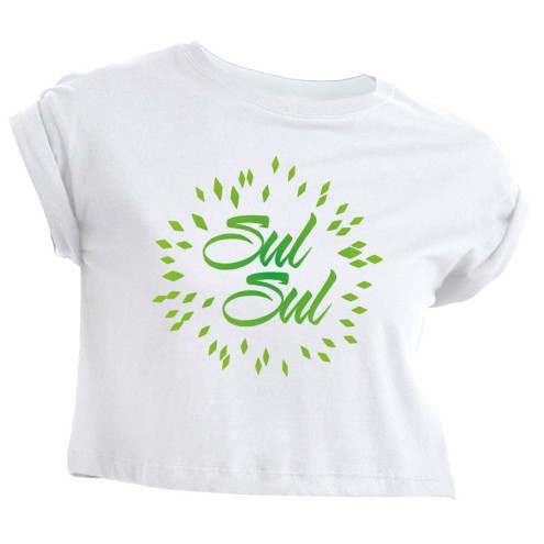 SUL SUL Firework kurzes GIRLIE T-Shirt