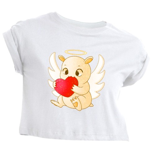 Kaugummitier ANGEL Edition kurzes GIRLIE T-Shirt