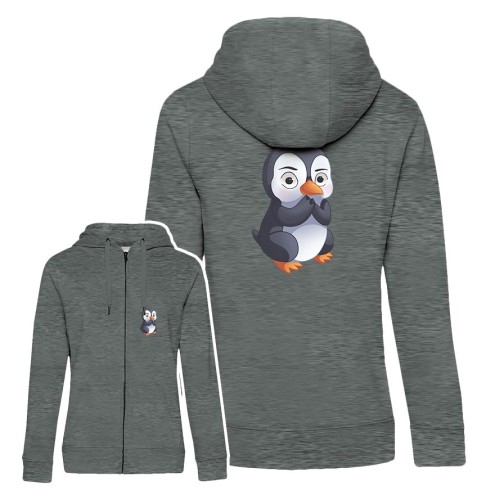 Stalker Pinguin Premium Zipped Hoodie women
