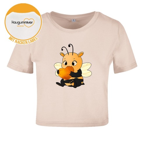 Kaugummitier Bee Edition Crop T-Shirt women