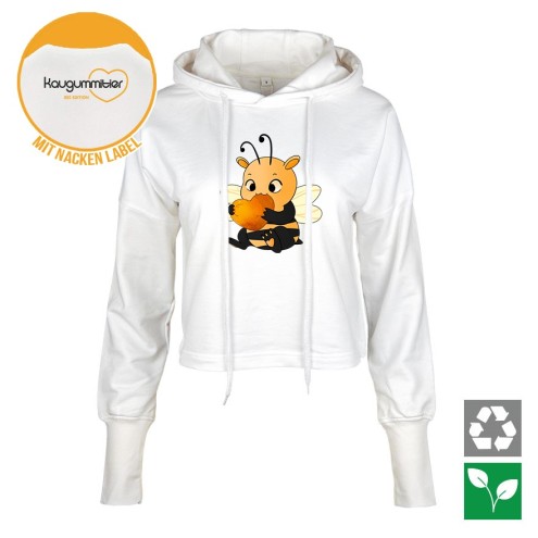 Kaugummitier Bee Edition Cropped Hoodie women
