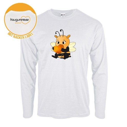 Kaugummitier Bee Edition Baumwoll Langarm Shirt