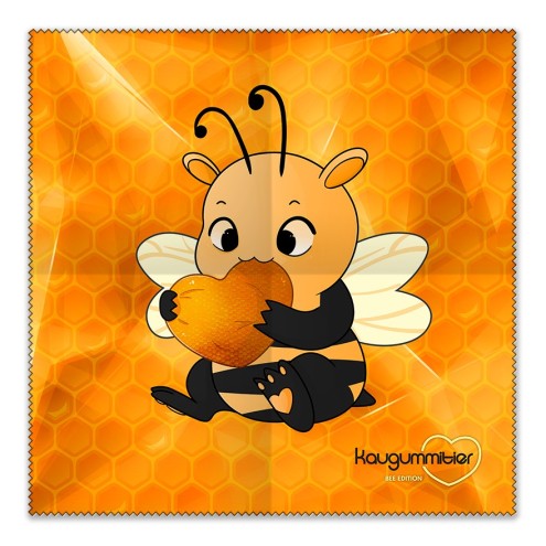 Kaugummitier Bee Edition Microfasertuch