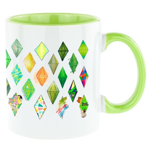 Community-Kristalle Bi-Color Tasse grün