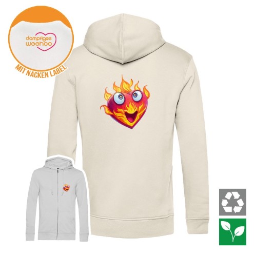 Dampfiges Woohoo Organic Zipped Hoodie