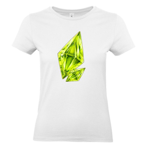 Grüner Kristall GIRLIE T-Shirt