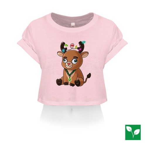 Glühtier Organic Crop T-Shirt women