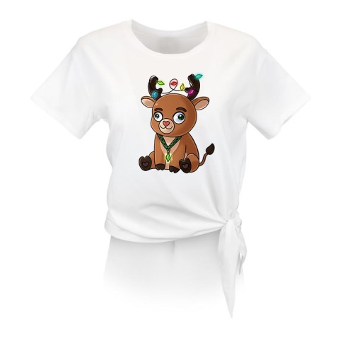 Glühtier Knoten-T-Shirt
