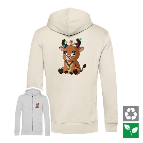 Glühtier Organic Zipped Hoodie/Zoodie