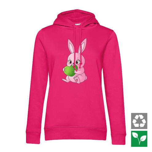 Kaugummitier BUNNY Edition ORGANIC Girlie Hoodie