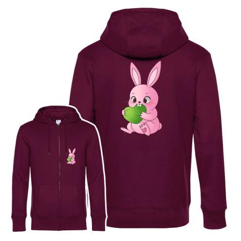 Kaugummitier BUNNY Edition PREMIUM Hoodie-Jacke