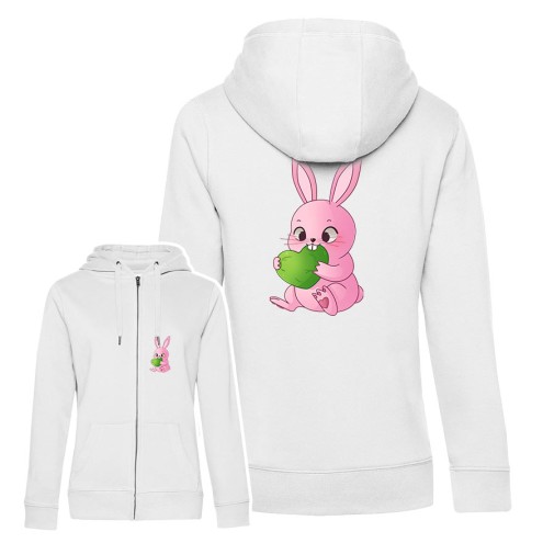 Kaugummitier BUNNY Edition PREMIUM Girlie Hoodie-Jacke