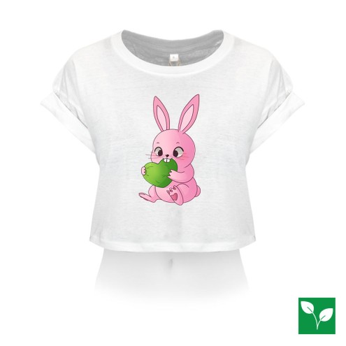 Kaugummitier BUNNY Edition kurzes GIRLIE T-Shirt