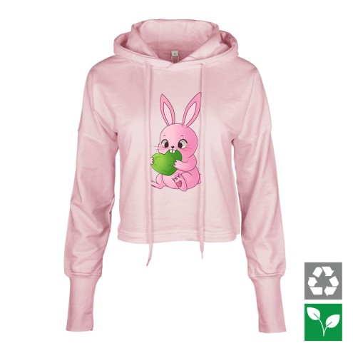 Kaugummitier BUNNY Edition kurzer GIRLIE Hoodie