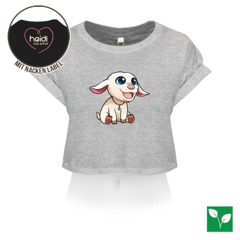 Heidi, das Schaf Organic Crop T-Shirt women