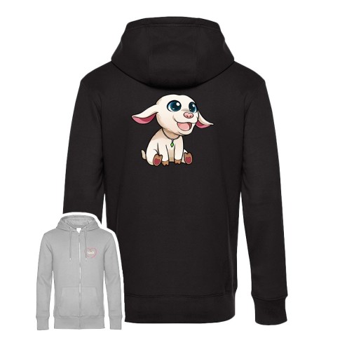 Heidi, das Schaf Premium Zipped Hoodie