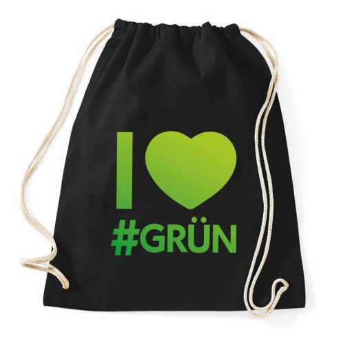 I love #GRÜN Beutel
