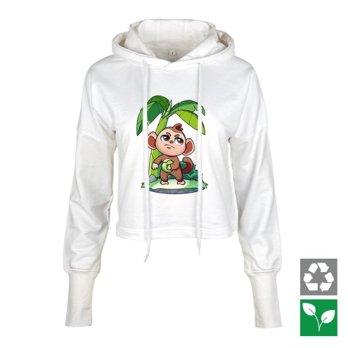 Inner Monki Cropped Hoodie women