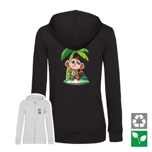 Inner Monki Organic Zipped Hoodie women
