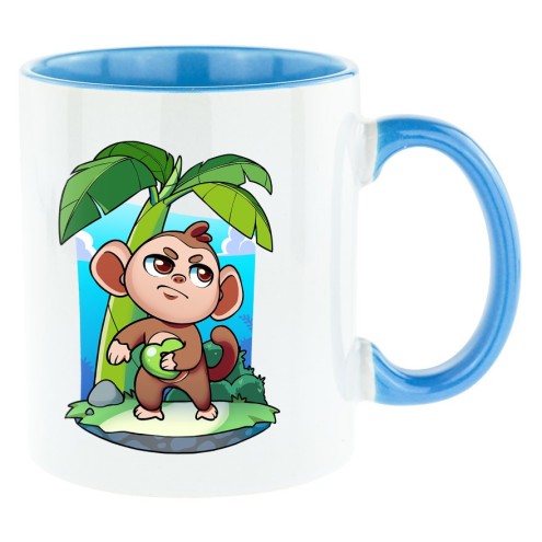 Inner Monki Bi-Color Tasse hellblau