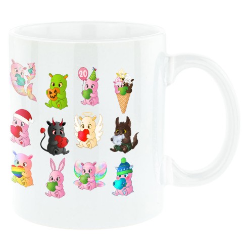 Kaugummitiere Tasse