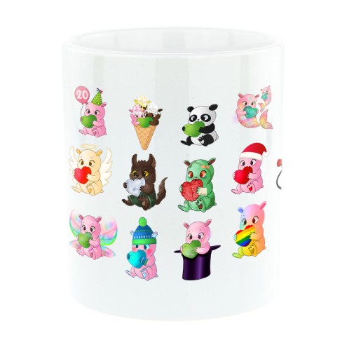 Kaugummitiere Tasse