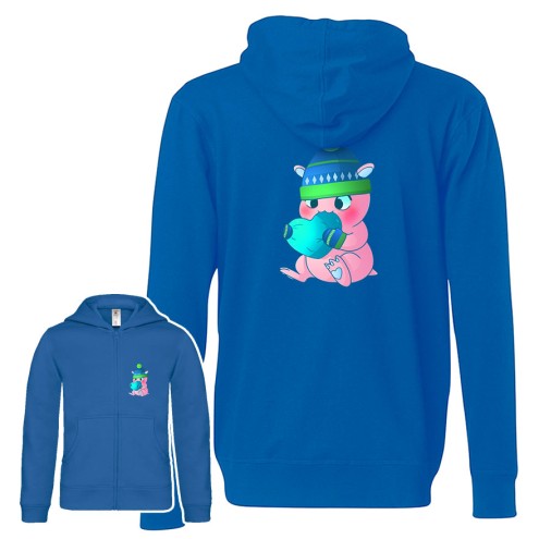 Kaugummitier WINTER Edition Hoodie-Jacke