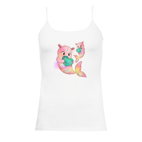 Kaugummitier MERMAID Spaghetti Top