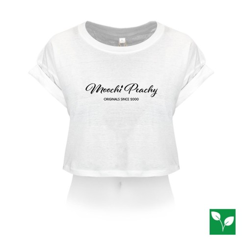Moochi Peachy Organic Crop T-Shirt women