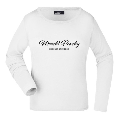 Moochi Peachy Baumwoll Langarm Shirt women
