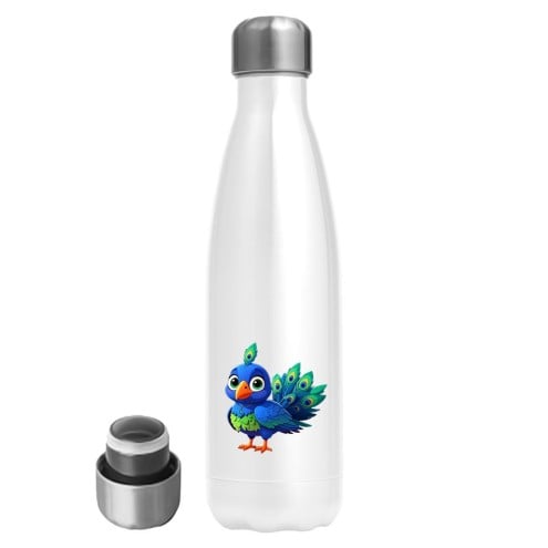 Pfausen Edelstahl Trinkflasche 500ml