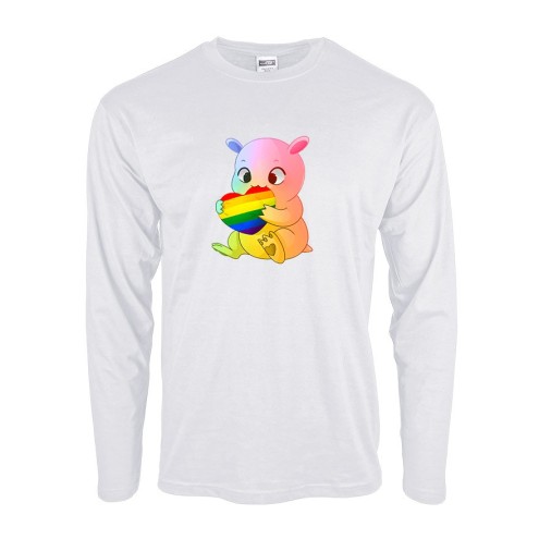Kaugummitier PRIDE Baumwoll Langarm Shirt
