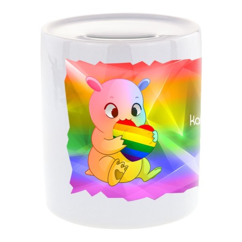 Kaugummitier PRIDE Spardose