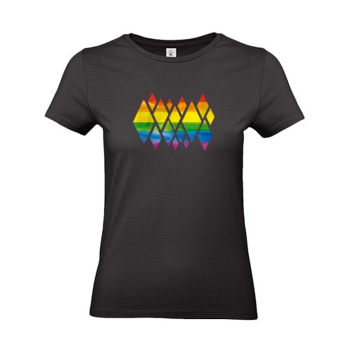 Rainbow Kristalle T-Shirt women