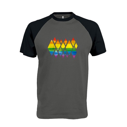 Rainbow Kristalle Baseball T-Shirt