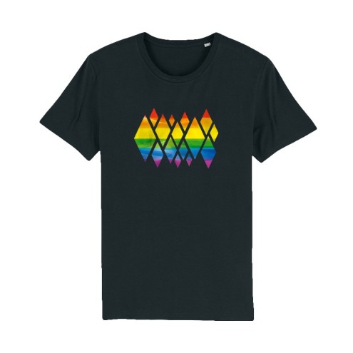 Rainbow Kristalle Bio T-Shirt unisex
